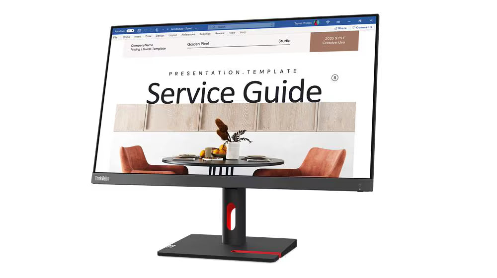 Lenovo ThinkVision S24i-30 23.8" FHD Monitor (Raven Black)