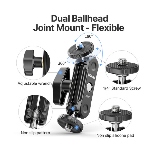 Ulanzi R102 Double Ball Head