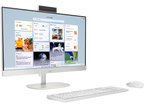 HP All-in-One 24 Desktop (Intel Core i5 1334U, 8GB RAM, 512GB SSD, 23.8" FHD, White)
