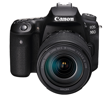 CANON EOS 90D DSLR Camera with EF-S 18-135mm f/3.5-5.6 IS USM Lens