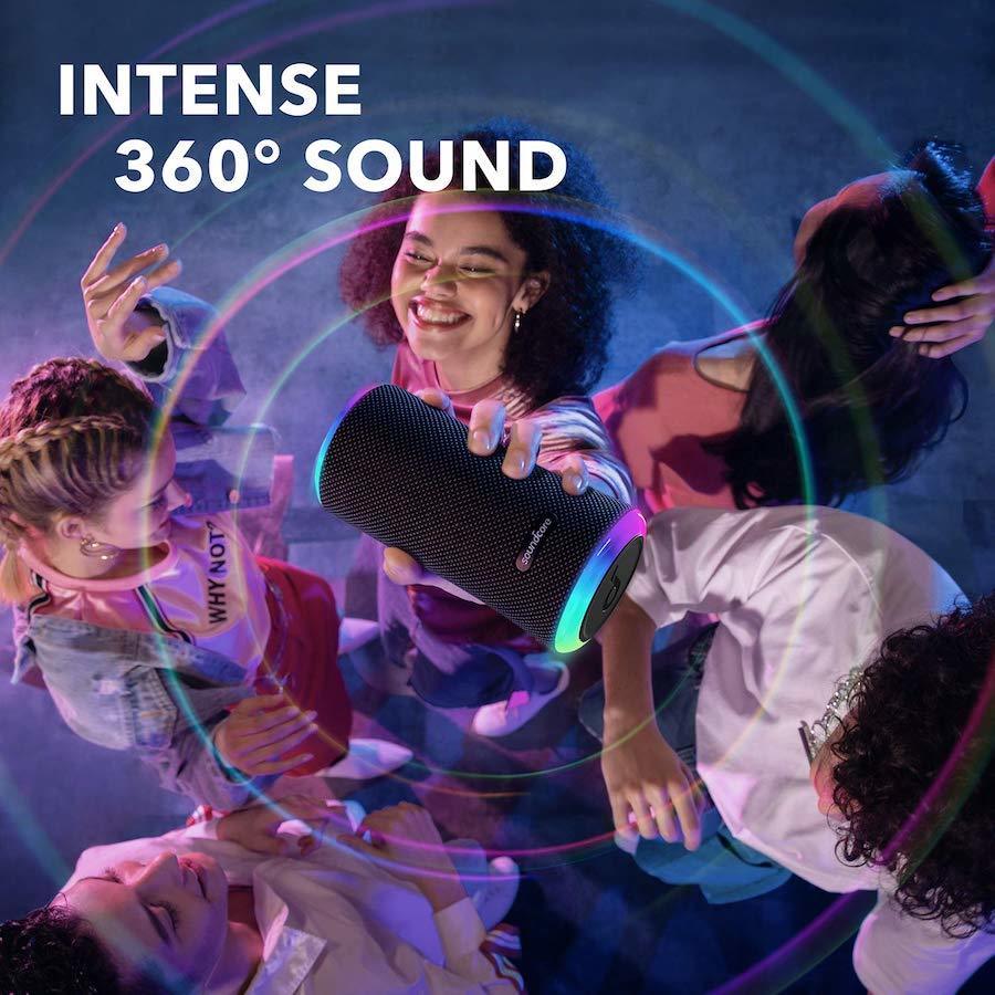 SoundCore Flare 2 20W Bluetooth Speaker – 360° Sound & LED Light Show