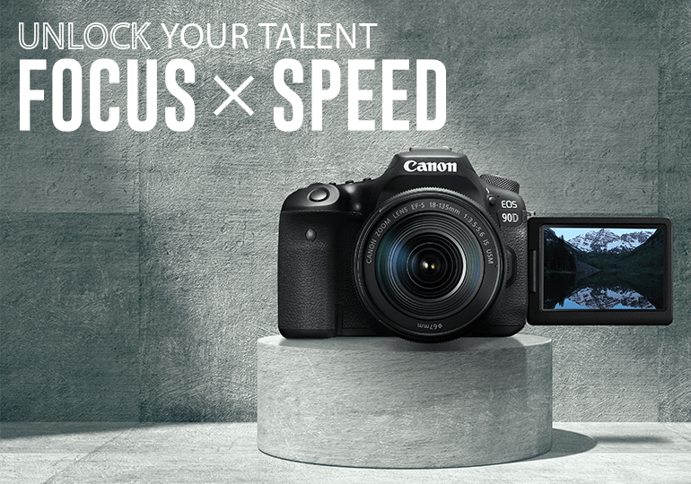 CANON EOS 90D DSLR Camera with EF-S 18-135mm f/3.5-5.6 IS USM Lens