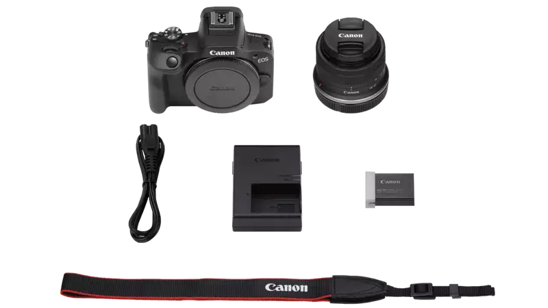 Canon EOS R100 Mirrorless Camera with Two Lenses