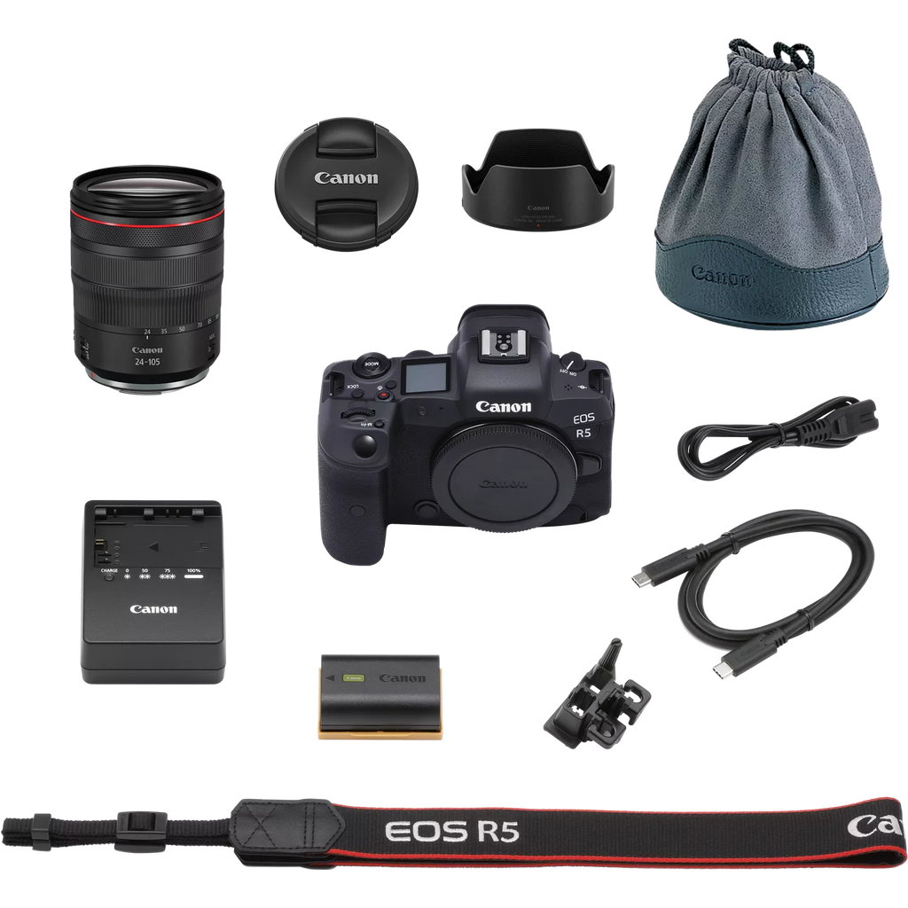 Canon EOS R5 with RF 24-105mm f/4L IS USM Lens Price in Kenya – KES 444,000.00