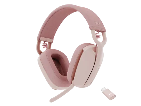Logitech Zone Vibe 100 Rose Wireless Headset