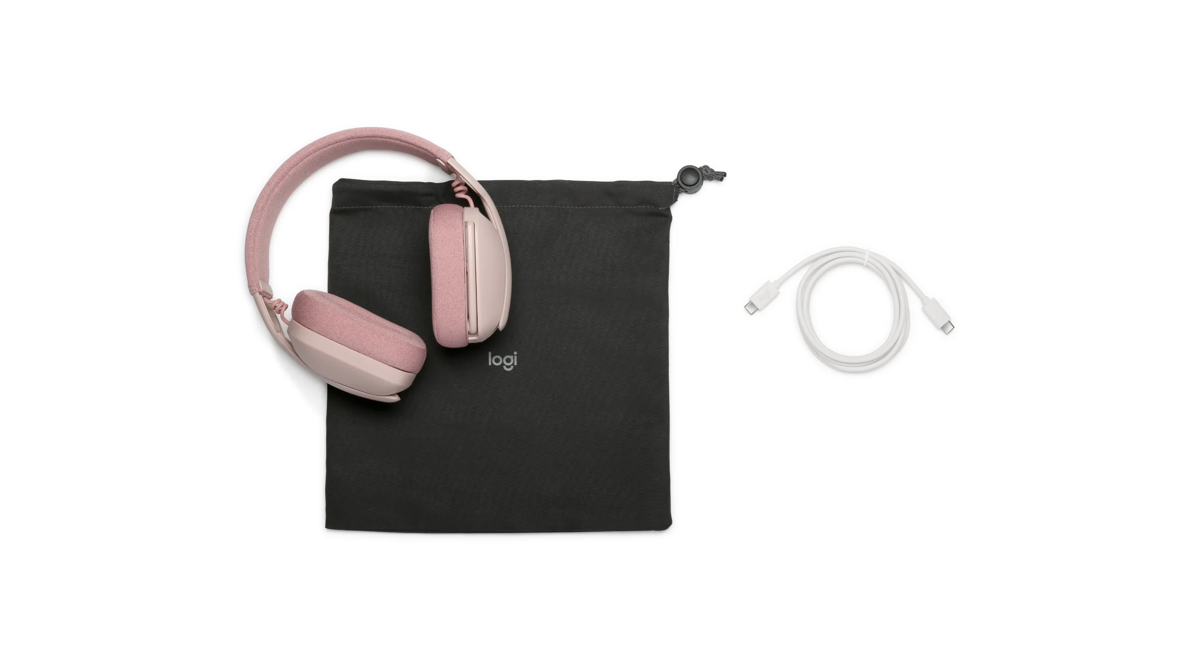 Logitech Zone Vibe 100 Off-White Wireless Headset