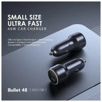 ORAIMO 48W  ULTRA FAST CAR CHARGER BULLET 48 OCC-73D
