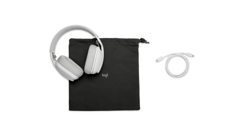 Logitech Zone Vibe 100 Off-White Wireless Headset
