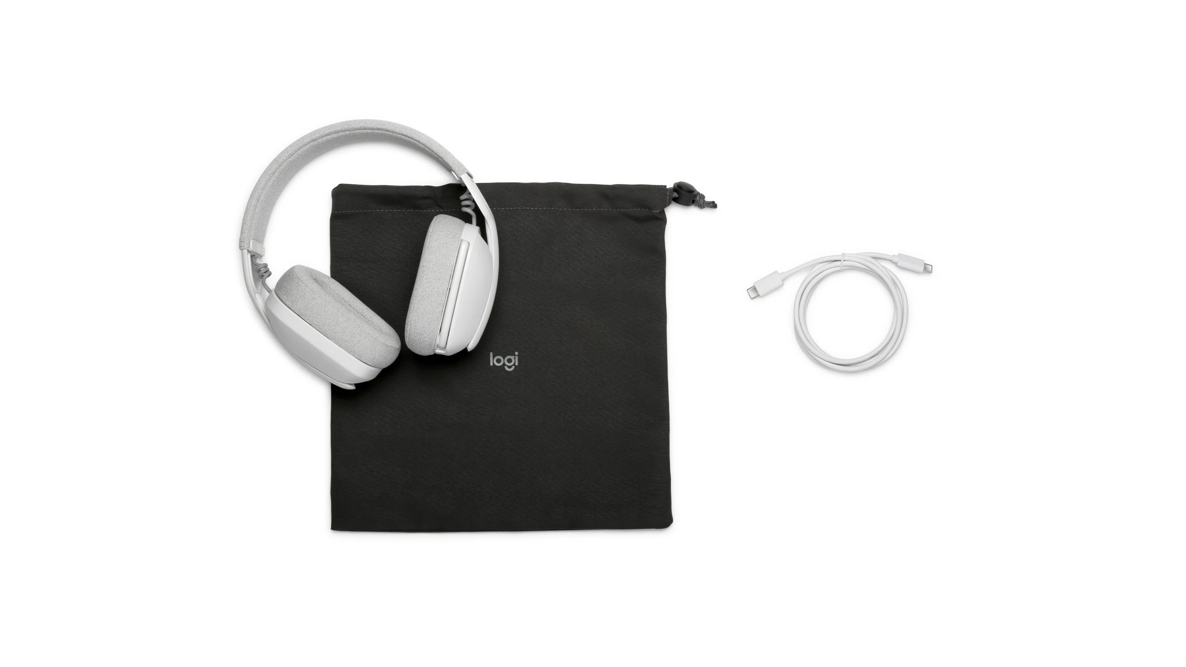 Logitech Zone Vibe 100 Off-White Wireless Headset