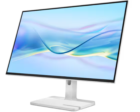 Lenovo L27h-4A 27" QHD USB-C Monitor (Speakers, Adjustable, Cloud Grey)