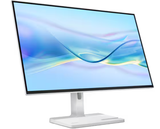 Lenovo L27h-4A 27" QHD USB-C Monitor (Speakers, Adjustable, Cloud Grey)
