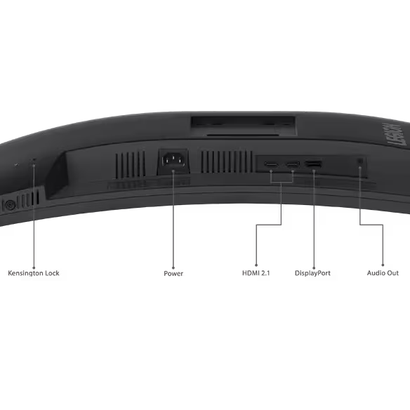 Lenovo Legion R34w-30 34" WQHD Ultrawide Curved Gaming Monitor (180Hz, Raven Black)